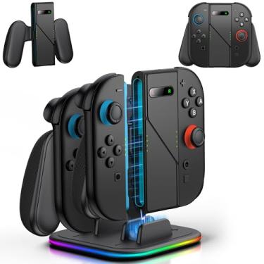 Imagem de HEYLACOOLX Switch 2 Charging Grip Stand Compatible with Joycon 2 Controller