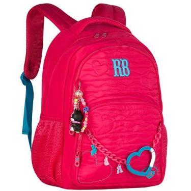 Imagem de Mochila de costas e de bordo 17,5 Heart Beats Rebecca Bonbon - rosa