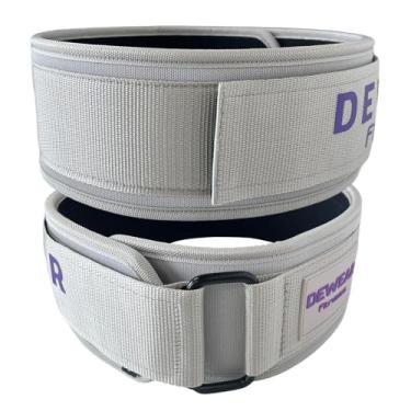 Imagem de Cinto de levantamento de peso durável, cinto de ginástica de 10 cm de largura para musculação, levantamento de peso, agachamentos, levantamento terra – oferece suporte lombar e estabilidade para