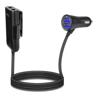 Imagem de 10 Carregador Extensivo Carro Automotivo Veicular 4 Usb