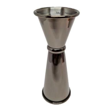 Imagem de Dosador para bebidas inox - preto - 30/60ml - CAN.U.DO