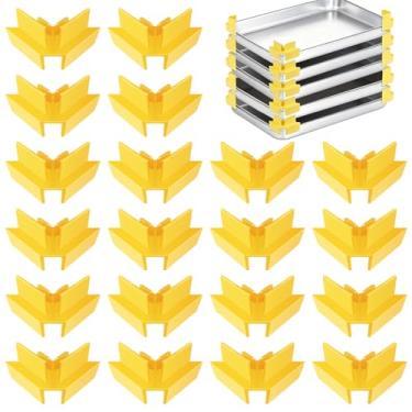 Imagem de SAQVX 20 peças de empilhadores de bandeja originais compatíveis com secador de gelo Harvest Right - empilham 5 bandejas, acessórios para máquina de secar congelamento - armazenamento de alimentos