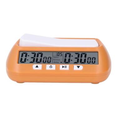 Imagem de RiToEasysports Relógio de Xadrez, Cronômetro Digital, Contagem Regressiva Portátil Com Funções de Atraso de Bônus, Material ABS Profissional, Display Transparente para Jogos de Tabuleiro, Jogadores,