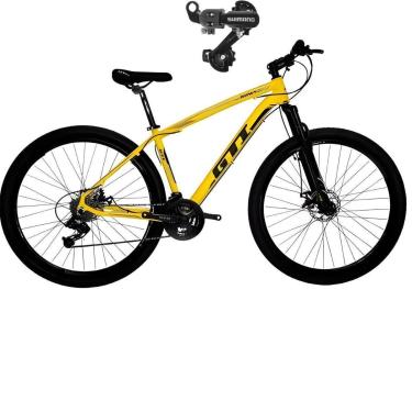 Imagem de Bicicleta 29 Gti Roma 21v Index Alumínio leve Disco Mecânico Suspensão 80mm Cambio Traseiro Shimano-Unissex