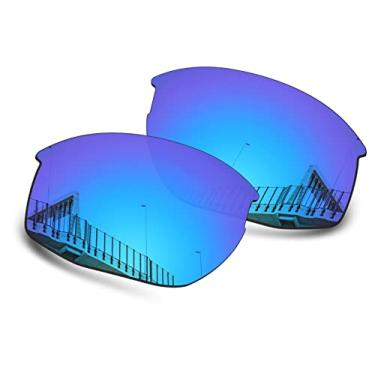 Imagem de Well-aimed Lentes de reposição polarizadas de 1,5 mm para óculos de sol Oakley Mercenary OO9424, antiarranhões, resistente a impactos, Irídio azul polarizado - 1,5 mm, One Size