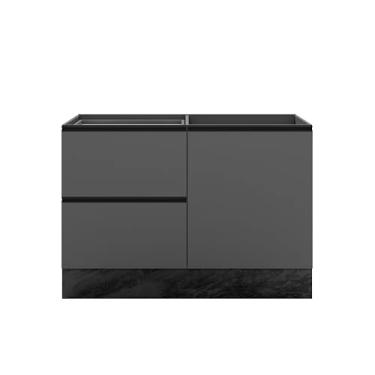 Imagem de Balcão 1 porta 3 gavetas 120cm sem tampo Etna