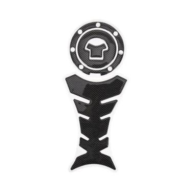 Imagem de Adesivo Protetor Universal Para Tampa De Tanque De Combustível De Moto