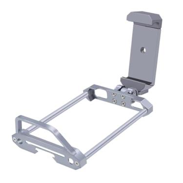 Imagem de oshhni Moldura protetora para transmissor de rádio com alça de transporte, controlador de tela, instalação simples e suporte para celular da para Noble Accs, Prata