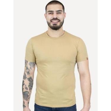Imagem de Camiseta Levis Masculina Slim Tag Lisa Cáqui-Masculino