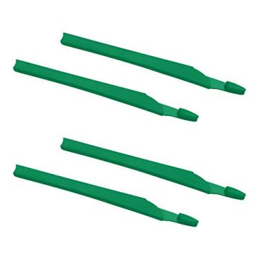 Imagem de Meias de borracha de substituição MYCOURAG compatíveis com óculos de sol Oakley Crosslink Pro Sweep, Verde, One Size