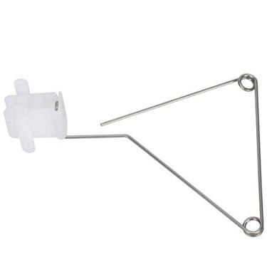 Imagem de Máquina de trança de estrutura de fio, guia de tricô de tensão, acessórios de suporte de fio para máquinas de trança de palheta prateada, plástico de aço inoxidável, leve e durável