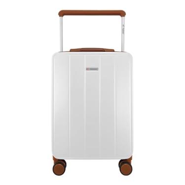 Imagem de Mala de Bordo em Policarbonato 10kg com TSA Rodas Giratórias Gladiador Infinity V1 (Branco)