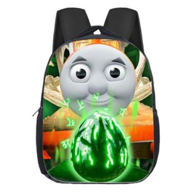 Imagem de Mochila Charles Train Choos Kids School Poliéster 24x10x30cm - Yiweisa