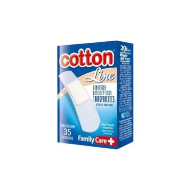 Imagem de Curativo Antisséptico Transparente Com35 Unid., Cotton Line