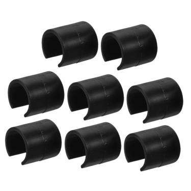 Imagem de Outanaya 8 peças de clipes de bandeira de jardim, fivela à prova de vento e rolha para bandeiras externas, suportes de plástico leve para exibição de jardim, grampos de banner de fácil instalação