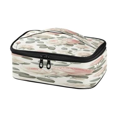 Imagem de Burbuja Lancheira térmica Rosas românticas para homens e mulheres, mini lancheira reutilizável Lancheira portátil com alça para trabalho, viagem, piquenique