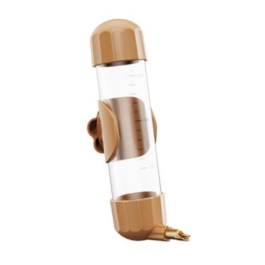 Imagem de Baoblaze Bebedouro portátil para pássaros, 200ml, ideal para papagaios, calopsitas, periquitos e outros animais de estimação, Laranja