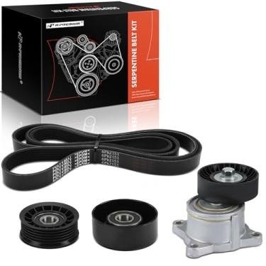 Imagem de A-Premium Kit de transmissão de correia serpentina do motor compatível com Ford Escort 2002 2003-2.0L
