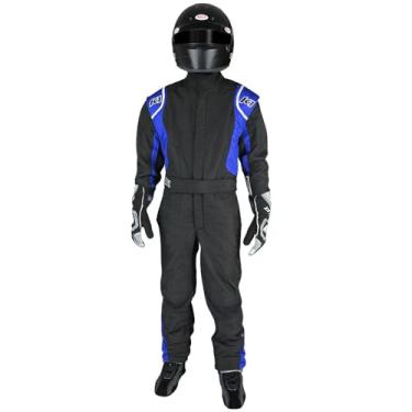 Imagem de K1 Precision II Youth Nomex® Fire Suit - SFI 3.2A/5 - Preto, Azul - 6XS