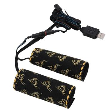 Imagem de Dpofirs Capa de Aperto de Mão Aquecida Com Função de Memória de Aquecimento Rápido para Guiador de Motocicleta Em Luz Branca, Luz Azul, Amarela, Laranja, Vermelha, IP67 à Prova D'água