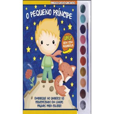 Imagem de Livro - O Pequeno Príncipe Livro para Pintar com Aquarela - On Line