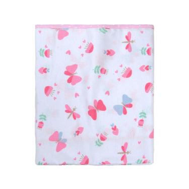Imagem de Manta Flanelada Estampada para Bebê 79 cm x 80 cm Bublim