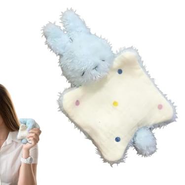 Imagem de Sacos de feijão sensoriais – Boneca calmante e fofinha – Animal de pelúcia adulto para dormir – para relaxamento, aconchego, necessidades especiais, pré-escolar, meninos, conforto adulto