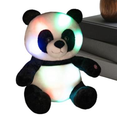 Imagem de De Pelúcia Que Acende - Brinquedo Pelúcia Panda Que Brilha,Almofada Macia De Animal,Para Aniversário Natal Crianças Casa Cama Sofá