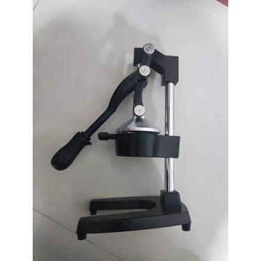 Imagem de Espremedor manual de ferro fundido, espremedor de suco de laranja, prensa cítrica manual resistente, espremedor de frutas cítricas comercial e doméstico para laranja, limão e romã, fácil de usar e