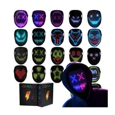 Imagem de Máscara LED Busdebon Gesture Sensing Transforming para meninos