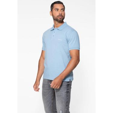 Imagem de Camisa Polo Guess Bordado Azul Claro-Masculino