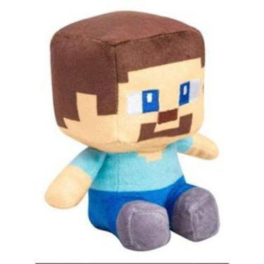 Imagem de Pelúcia Steve Jogo Game Geek Minecraft - ( Aldeão Zumbi ) - sem marca,