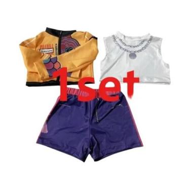 Imagem de Fantasia De Cosplay K-POP Rumi Para Crianças, Roupa Para Performance D