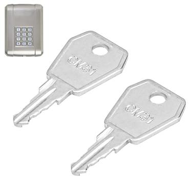 Imagem de HTJYMY 2 teclas K107A0031 para teclado Lift-Master KPW5 e KPW250, chave de substituição para teclados sem fio Commercial Gate