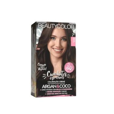 Imagem de Coloração Kit Beautycolor 7.7 Chocolate Dourado