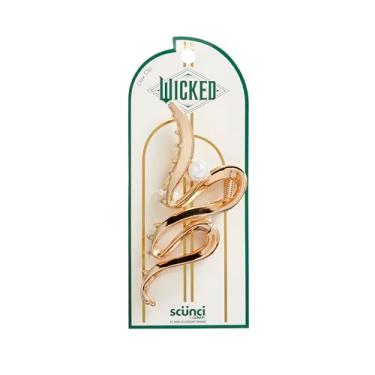 Imagem de Wicked Glinda Gold Claw Clip - acessórios de cabelo - grampo de cabelo - acessórios de cabelo para meninas - presentes para ela - Scunci by Conair - Dourado