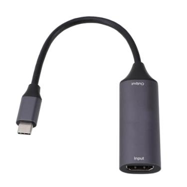 Imagem de Cryfokt Placa de Captura de Vídeo de Jogo Multimídia Com Resolução 4K HD para OBS, Zoom, Feito de Liga de Alumínio, Adequado para Jogos Ao, Videoconferência, Educação e Treinamento (Tipo-C3.0)