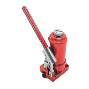 Imagem de oshhni Macaco hidráulico vertical modelo 1/10, obra de arte, diorama, decoração, artesanato, carros, brinquedos, escultura em miniatura para oficina