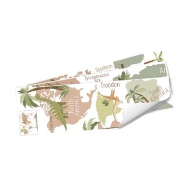 Imagem de Bothyi Adesivo de parede com mapa de coqueiros tropicais, decorativo para casa, criativo, faça você mesmo, adesivo de parede de palmeira para sala de estar,