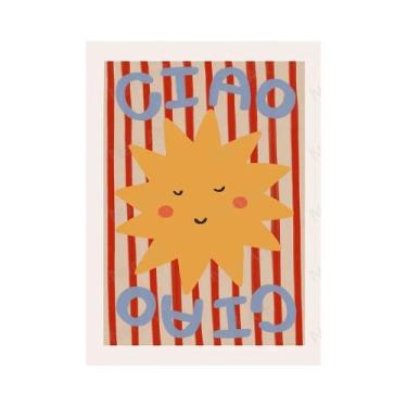 Imagem de Decoração De Quarto Infantil Animais Engraçados Tigre Cão Coelho Skate