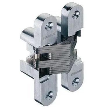 Imagem de Dobradiça Invisivel 95MMX19mm Cromado Fosco 341.07.404 Hafele