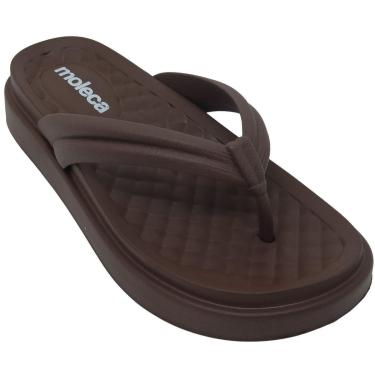 Imagem de Chinelo Moleca Feminino Sintético Liso Calce Fácil-Feminino