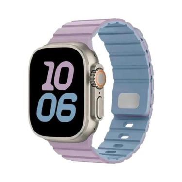 Imagem de Pulseira Magnética De Silicone De 49mm 46mm 45mm 44mm 41mm 42mm Para A