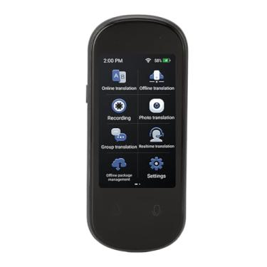Imagem de TARSHYRY Dispositivo Tradutor de Idiomas, 138 Idiomas Tradução de Voz On-line 75 Tradução de Fotos Tela Sensível Ao Toque HD de 3,1 Polegadas Bateria de 1200mAh, Com