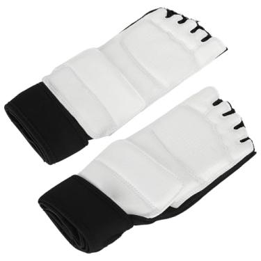 Imagem de SPYMINNPOO Suporte de Tornozelo para Proteção de Pés Taekwondo para Crianças Adultas, Proteção para Pés de Treinamento para Academia de Kickboxing, Material PU Macio Resistente Ao Desgaste, 2 Peças