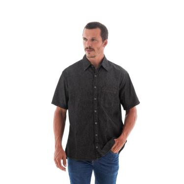 Imagem de Camisa Jeans Masculina Arauto Manga Curta-Masculino