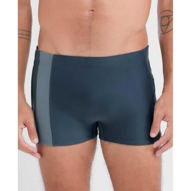 Imagem de Sunga Boxer Box Masculina Com Bolso Lateral Lisa-Masculino