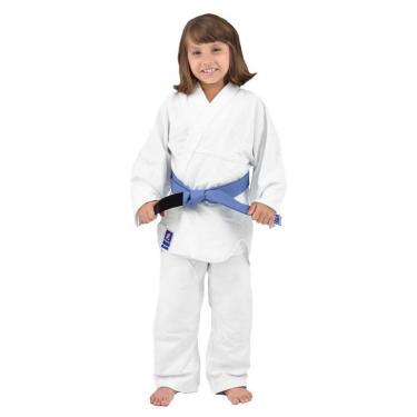 Imagem de Kimono Infantil Reforçado Judo/Jiu-Jitsu branca m3-Unissex