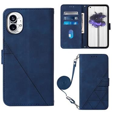 Imagem de For Nothing Phone 1 Crossbody 3D Embossed Flip Leather Phone Case