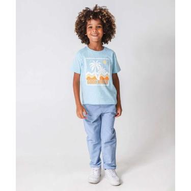 Imagem de Calça Infantil Bolso Marisa Tam 4 a 10 Azul-73107, Azul, 4